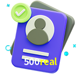 Tornar-se um membro do 500real é muito simples